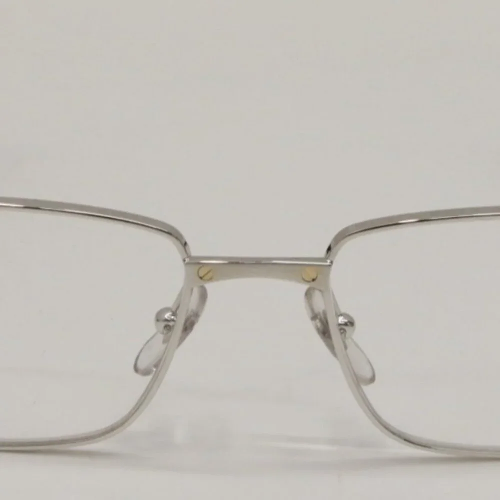 Cartier CT0204O-003 Frame Silver Eyeglasses 56-18-140